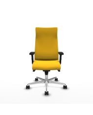 Silla Ergonómica Albacete dirección sincro brazos 2D base aluminio ruedas 65 nailon