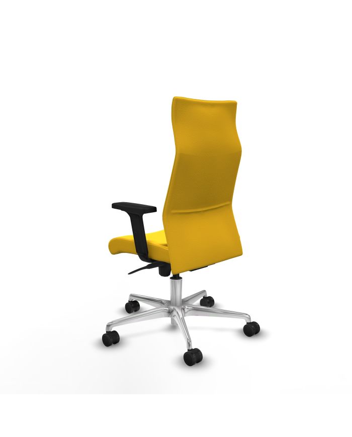 Silla Ergonómica Albacete dirección sincro brazos 2D base aluminio ruedas 65 nailon