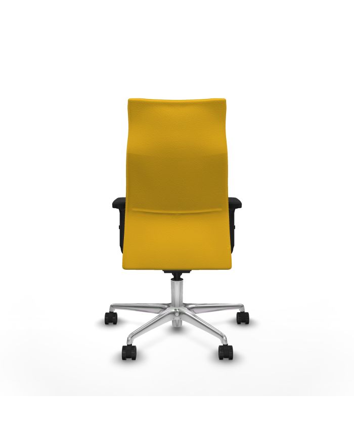 Silla Ergonómica Albacete dirección sincro brazos 2D base aluminio ruedas 65 nailon