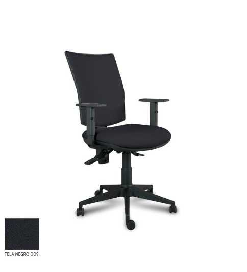 Silla ergonómica de oficina modelo AXIONIS, sincro, brazos regulables