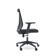 Silla de Oficina TIRANA de Euromof en acabado negro