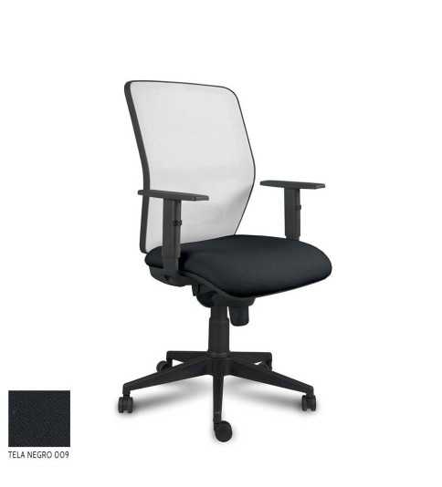 Silla ergonómica de oficina modelo ERGOMATRIX, asyncro, brazos regulables