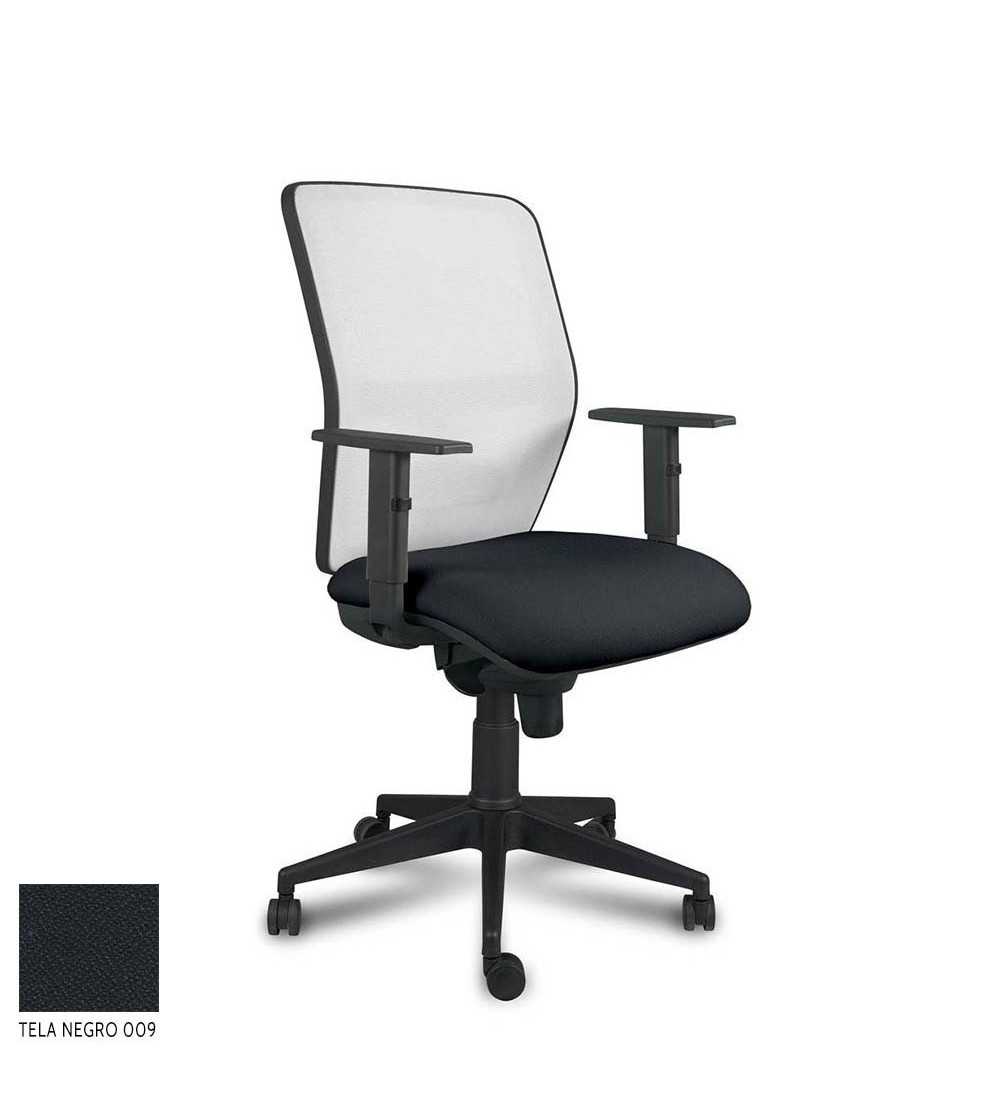 Silla ergonómica de oficina modelo COMFORTIC, brazos regulables