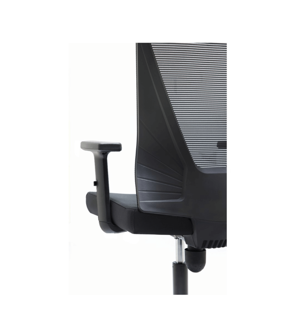 Silla de Oficina TIRANA de Euromof en acabado negro-5 Silla de Oficina TIRANA de Euromof en acabado negro-5