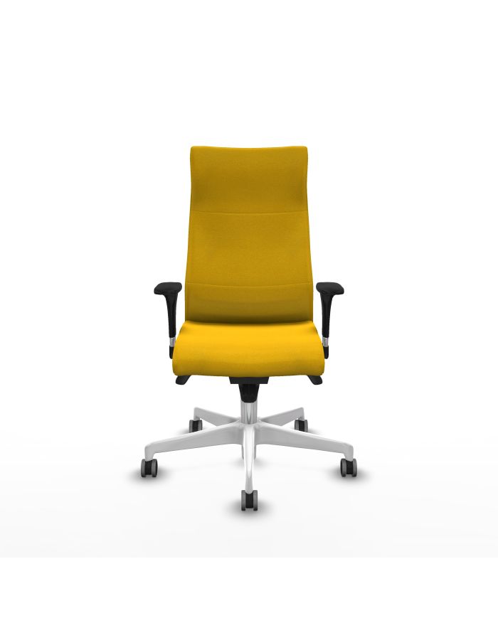Silla Ergonómica Albacete XL sincro bali brazos 1D base blanca