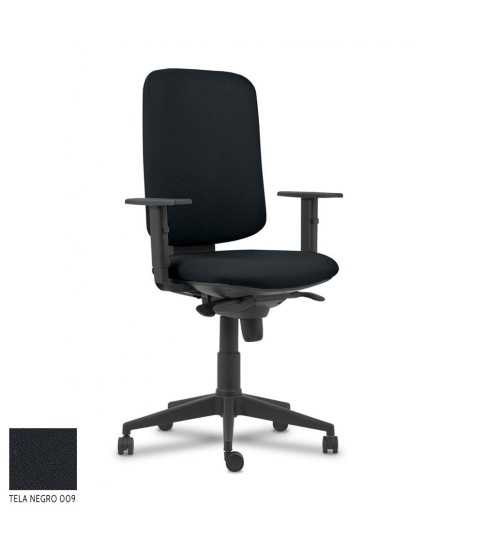 Silla ergonómica de oficina modelo ERGOMATRIX, asyncro, brazos regulables