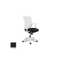 Silla ergonómica de oficina modelo COMFORTIC White, brazos regulables