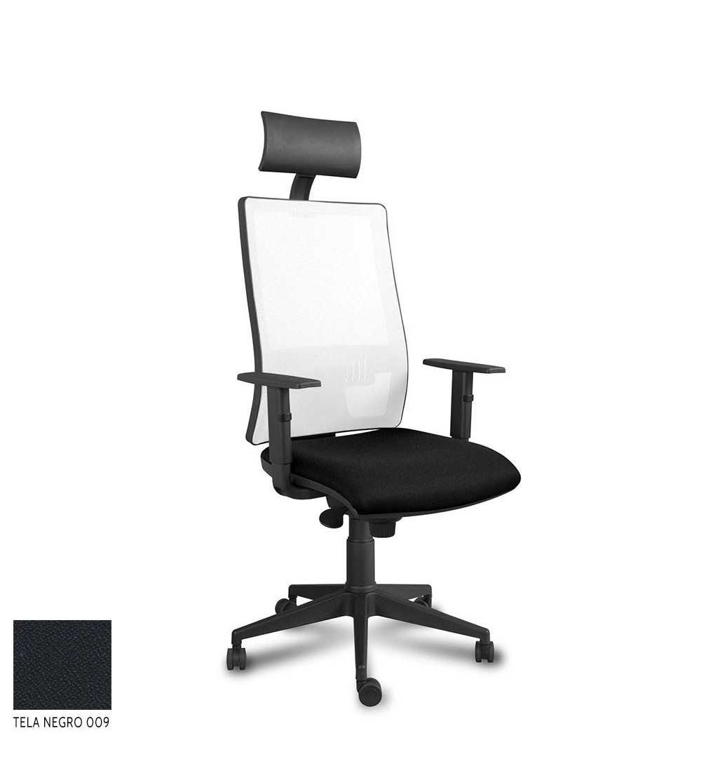 Silla ergonómica de oficina modelo DIPLOMATIX, con cabezal