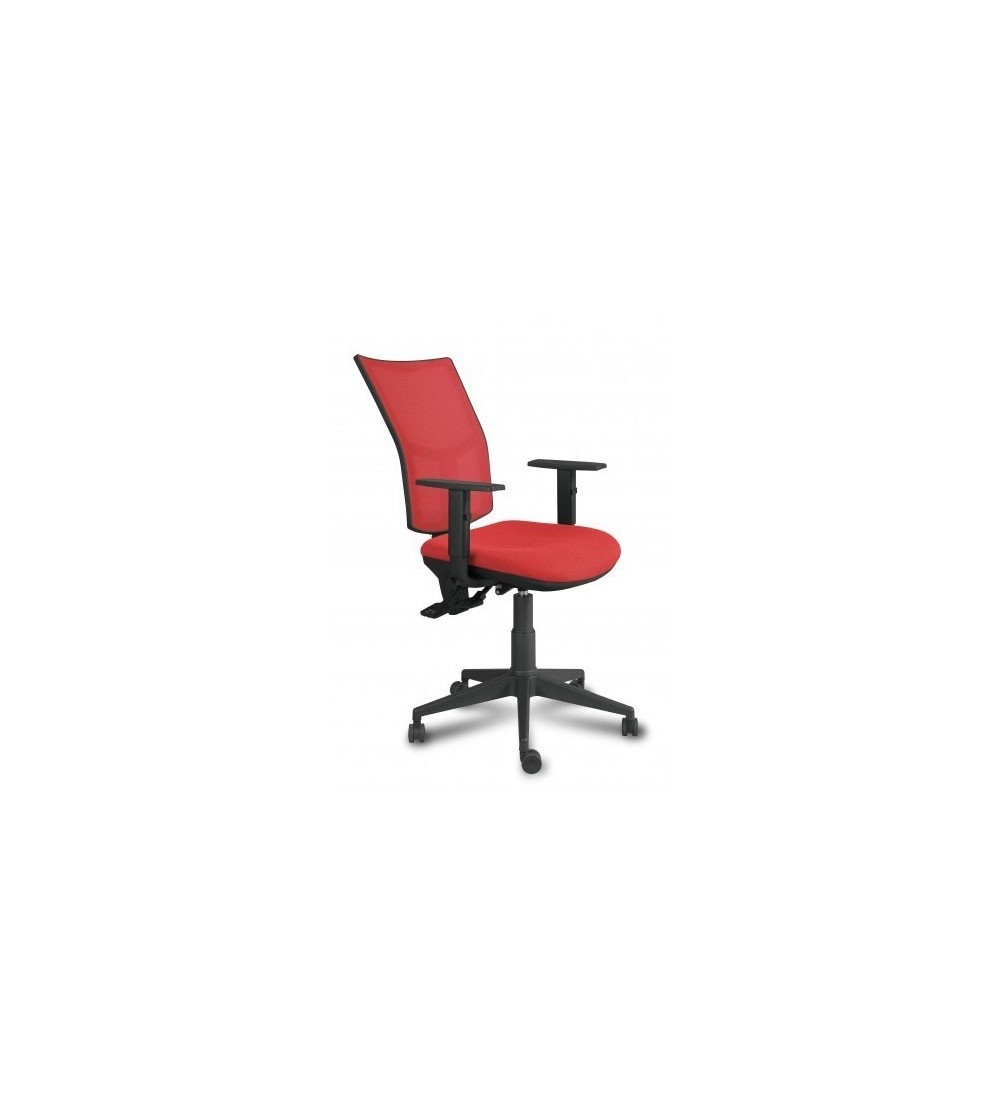 Silla ergonómica de oficina modelo Athenea malla de Vincolo, asyncro, brazos regulables