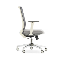 Silla ergonómica NIZA de Euromof en acabado blanco, uso recomendado 8 horas