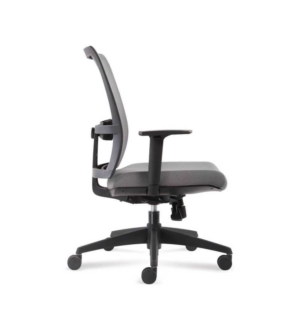 Silla ergonómica de oficina modelo COMFIEX, con brazos regulables