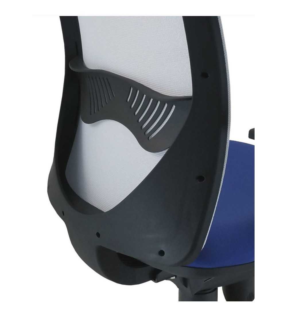 Silla ergonómica de oficina modelo ERGOSTELLAR, con brazos regulables