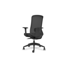 Silla ergonómica de oficina modelo DYNAMIS negro, brazos regulables, mecanismo SYNCRO