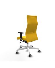 Silla Ergonómica Albacete XL sincro brazos 1D base blanca