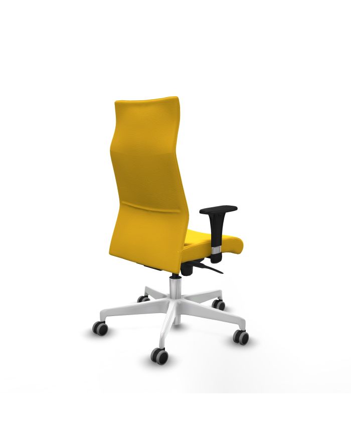 Silla Ergonómica Albacete XL sincro brazos 1D base blanca