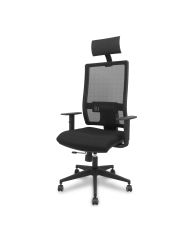 Silla Ergonómica Horna traslack bali brazos 1D con cabecero fijo