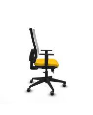 Silla Ergonómica Horna traslack blanca bali brazos 1D base piramidal