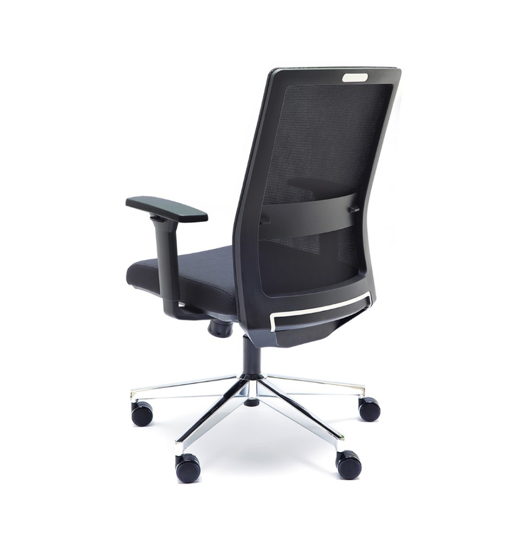Silla ergonómica NIZA de Euromof en acabado negro, uso recomendado 8 horas-0 Silla ergonómica NIZA de Euromof en acabado negro, uso recomendado 8 horas-0