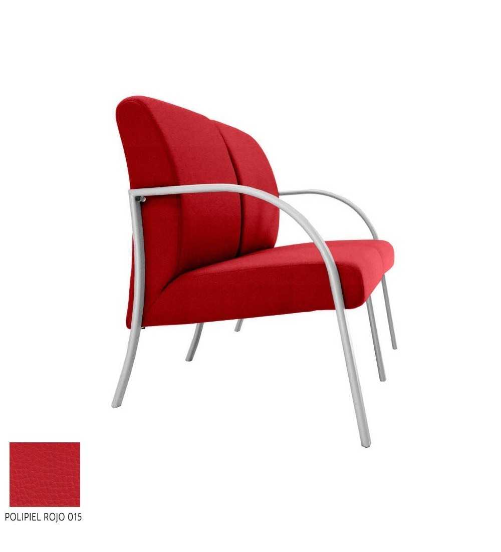 Sillón sala de espera SELENA 2 plazas de Vincolo