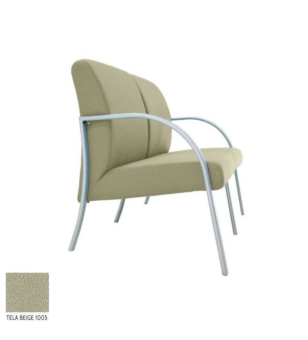 Sillón sala de espera SELENA 2 plazas de Vincolo