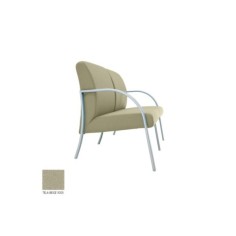 Sillón sala de espera modelo RELAJIO, 2 plazas