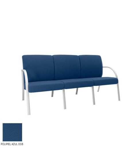 Sillón sala de espera modelo SELENA de Vincolo, 3 plazas