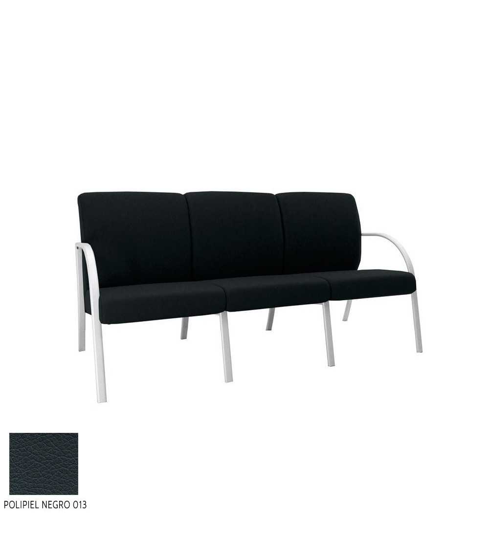Sillón sala de espera modelo SELENA de Vincolo, 3 plazas