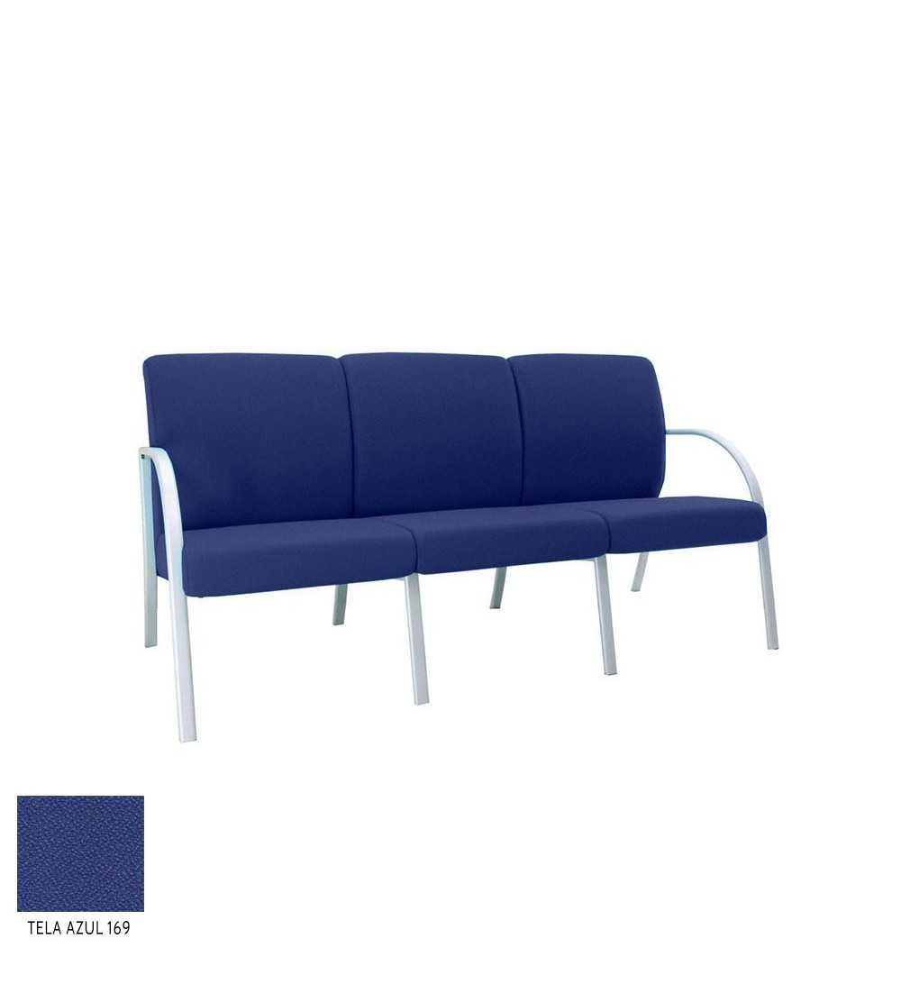 Sillón sala de espera modelo SELENA de Vincolo, 3 plazas