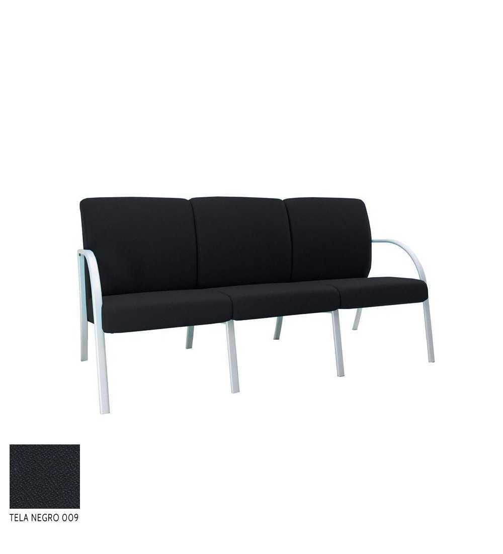 Sillón sala de espera modelo SELENA de Vincolo, 3 plazas