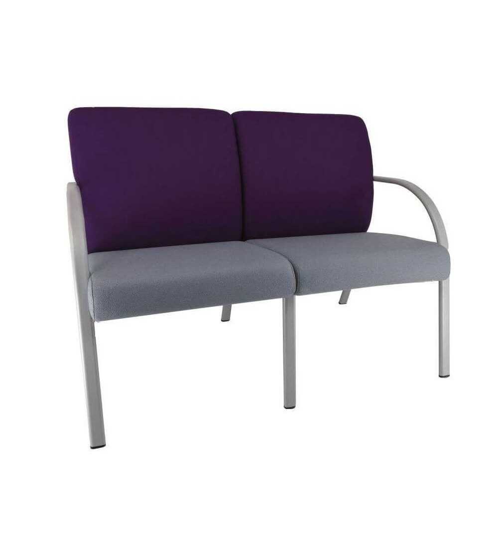 Sillón sala de espera SELENA 2 plazas de Vincolo