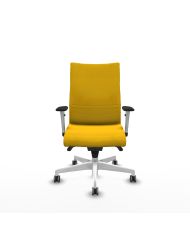 Silla Ergonómica Albacete confidente sincro bali brazos 1D blancos base blanca