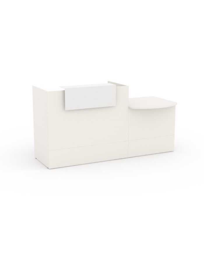 Mostrador recepción BELMO 200 cm Blanco Mostrador recepción BELMO 200 cm Blanco