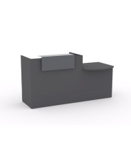 Mostrador recepción BELMO 200 cm Grafito