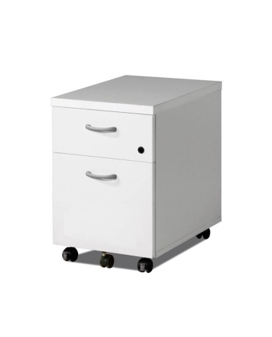 Cajonera cajón + archivo con ruedas y cerradura