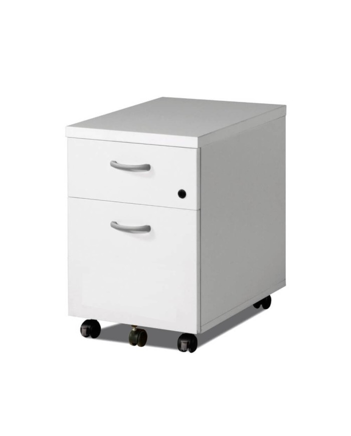 Cajonera cajón + archivo con ruedas y cerradura Cajonera cajón + archivo con ruedas y cerradura