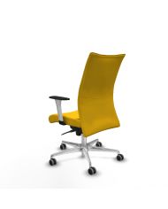 Silla Confidente Albacete confidente sincro bali brazos 1D blancos base aluminio