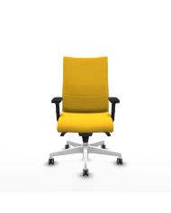 Silla Confidente Albacete confidente sincro brazos 2D base blanca