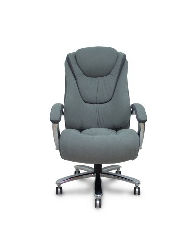 Sillón Ergo531 basculante tapizado y 3D color base cromo