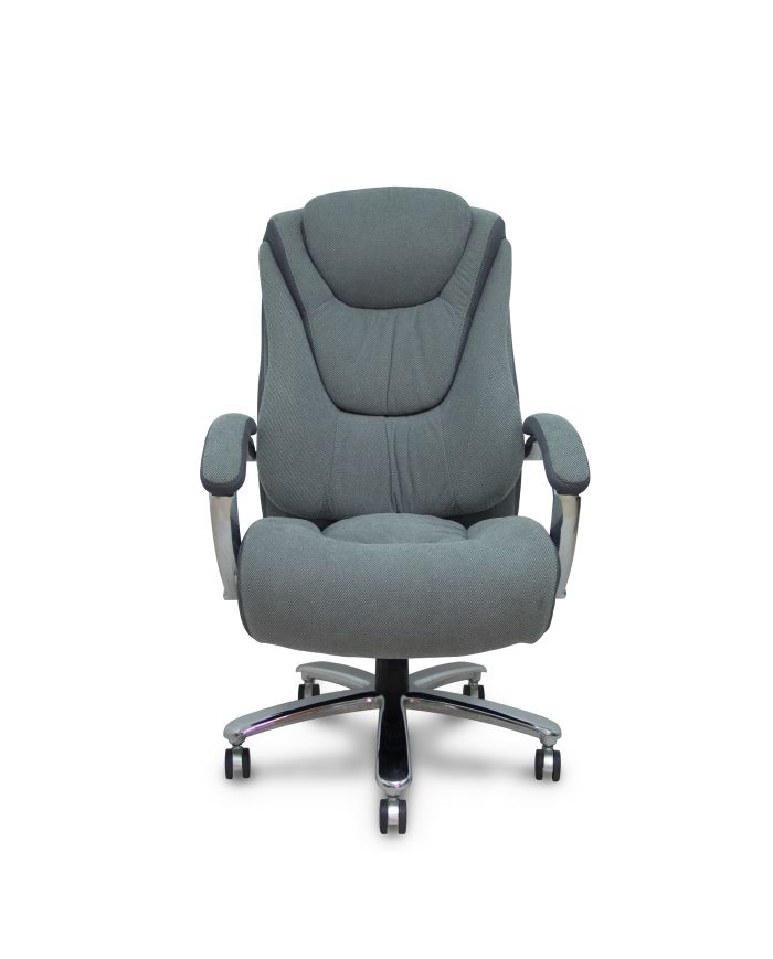 Sillón Ergo531 basculante tapizado y 3D color base cromo