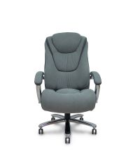 Sillón Ergo531 basculante tapizado y 3D color base cromo