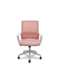 Silla Ergo535 blanca basculante respaldo asiento