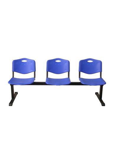 Bancada Iso plastic 3 plazas color | Mobiliario auxiliar