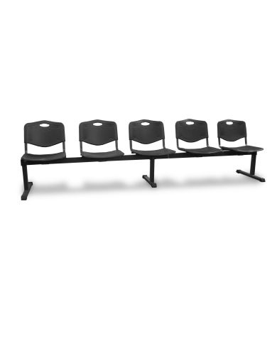 Bancada Iso plastic 5 plazas color | Mobiliario auxiliar