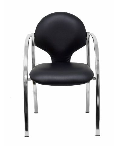 Silla Pack 2 sillas Hellin chasis cromado