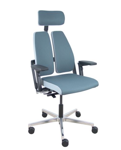 Silla Xilium Duo traslak X-move bondai y claro brazos 4D