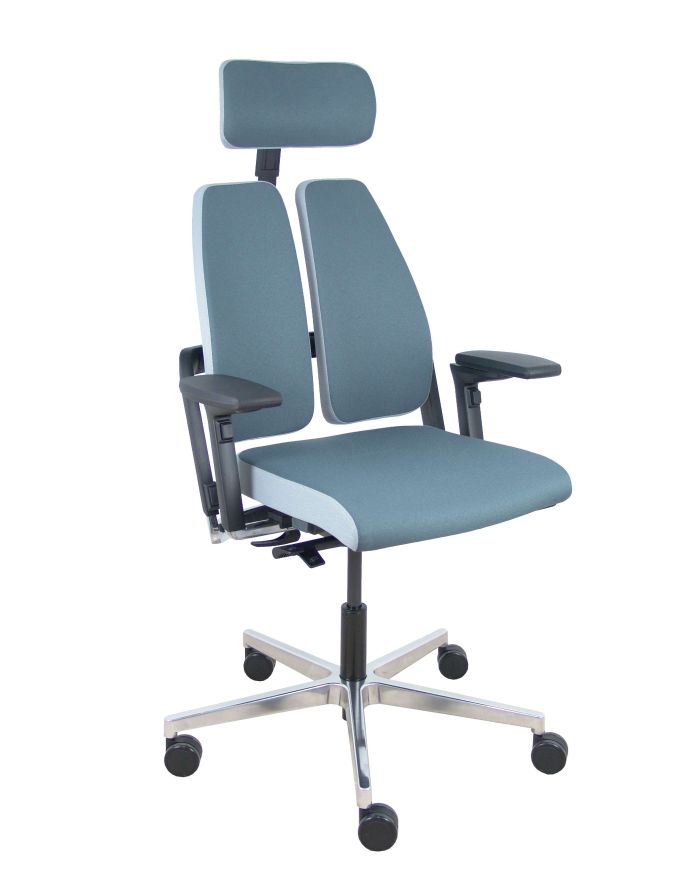 Silla Xilium Duo traslak X-move bondai y claro brazos 4D