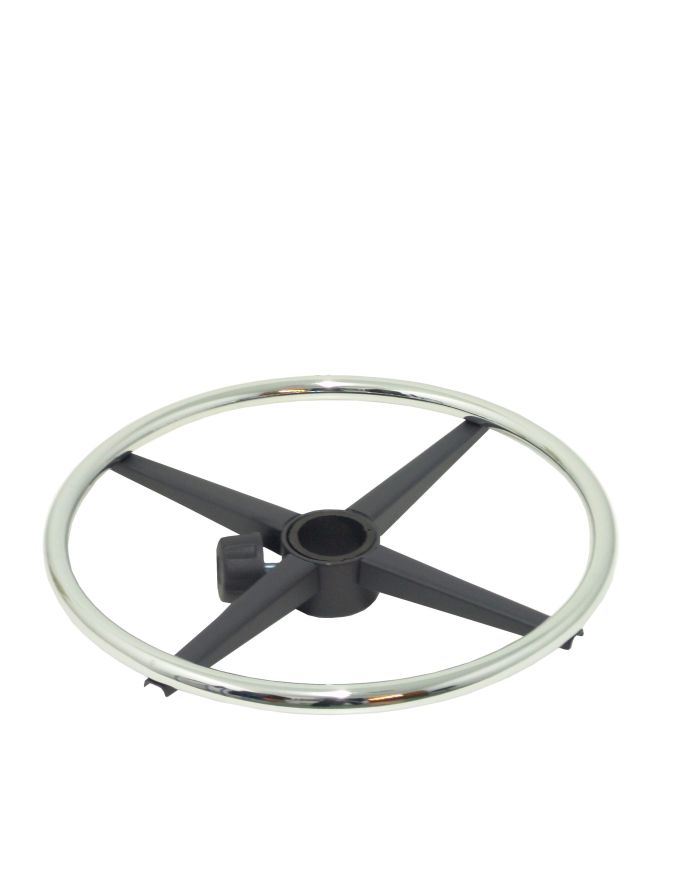 Componente Kit de 1 Aro reposapies cromado. | Componentes