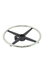 Componente Kit de 1 Aro reposapies cromado.