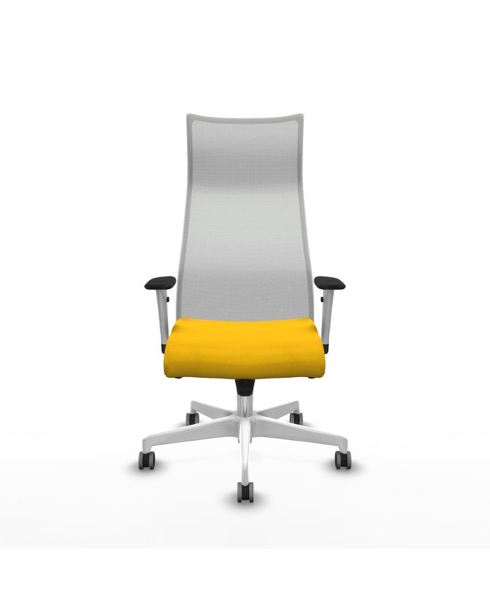 Silla Confidente Albacete sincro blanca bali brazos blancos