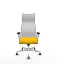 Silla Confidente Albacete sincro blanca bali brazos blancos base blanca